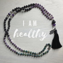 Load image into Gallery viewer, I Am Healthy Mala Necklace