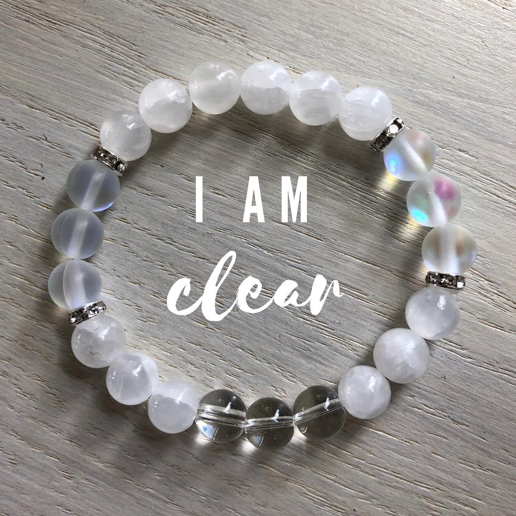 I Am Clear Mala Bracelet