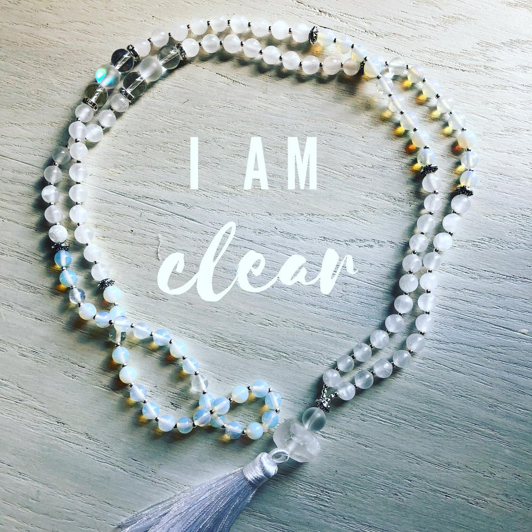 I Am Clear Mala Necklace