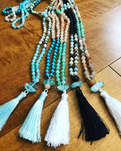 Load image into Gallery viewer, Beach Glass Mala Necklace
